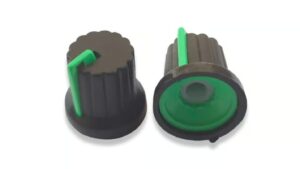 Generic Potentiometer Knob Soft Touch-Green