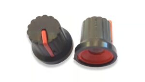 Generic Potentiometer Knob Soft Touch -Red