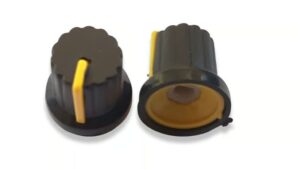 Generic Potentiometer Knob Soft Touch -Yellow