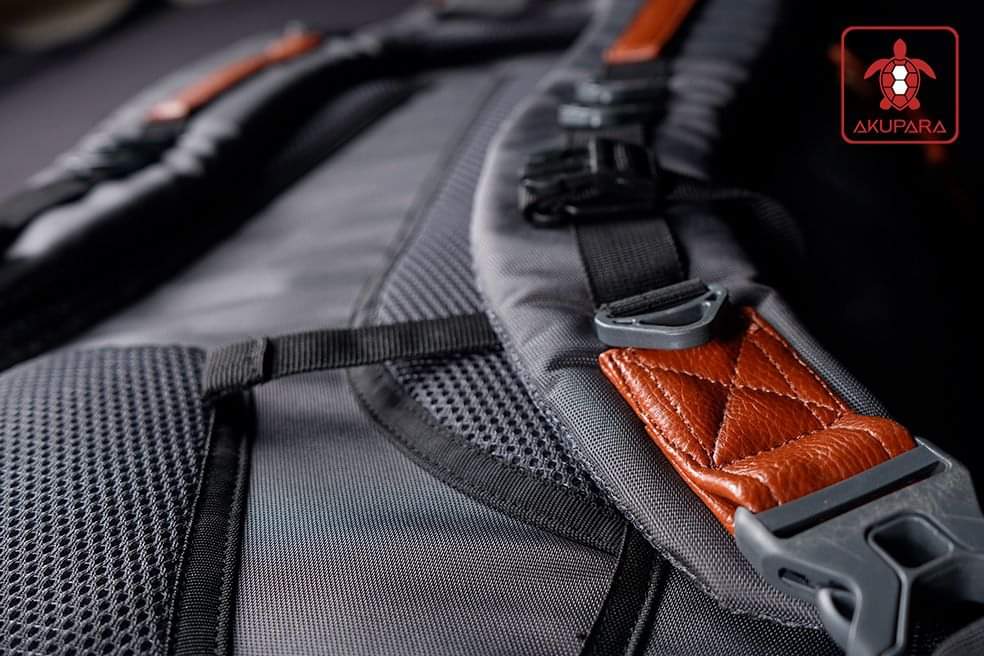 AKUPARA ELECTRIC GUITAR BAG (GREY) + RAINCOVER