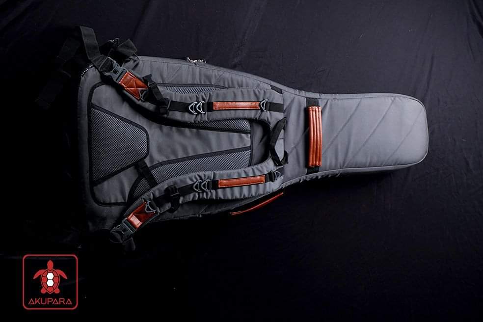 AKUPARA ELECTRIC GUITAR BAG (GREY) + RAINCOVER